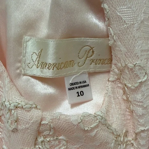 American Princess Light Pink Layered Dress